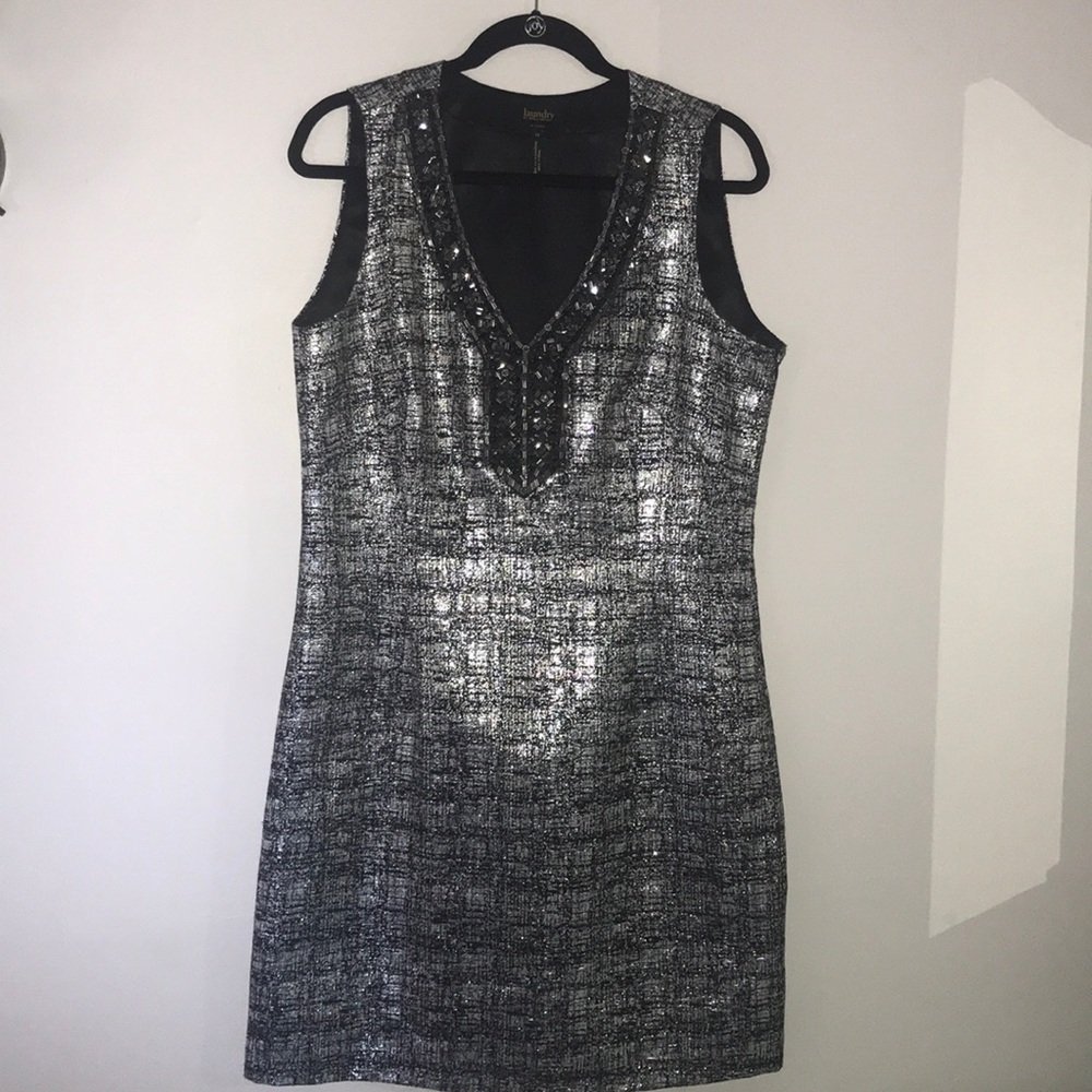 Laundry | Metallic sheath dress